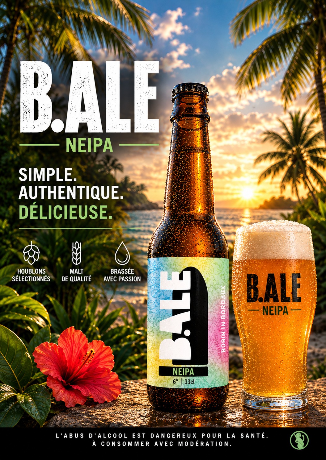 NEIPA biere artisanale locale gironde bordeaux craft beer martillac malt houblon circuit court